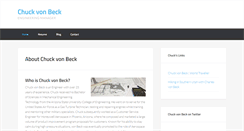 Desktop Screenshot of chuckvonbeck.com